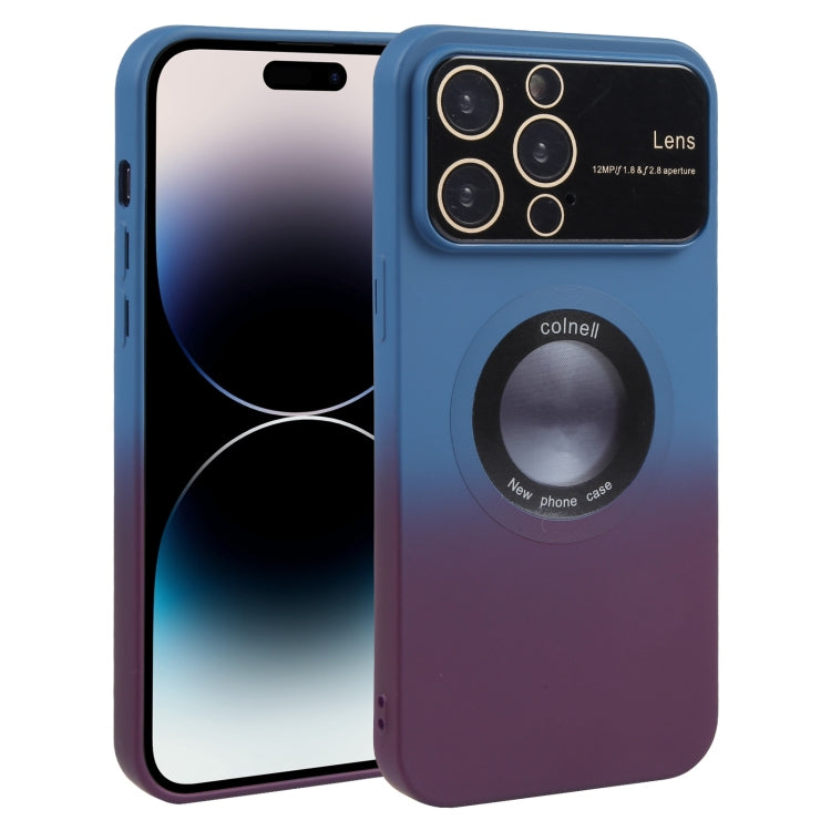 Gradient Silicone Shockproof Magsafe Phone Case with Lens Film, Series 4