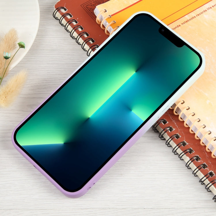 Gradient Silicone Shockproof Magsafe Phone Case with Lens Film, Series 4