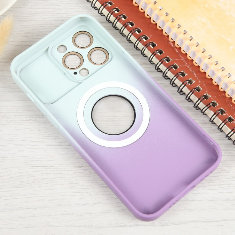 Gradient Silicone Shockproof Magsafe Phone Case with Lens Film, Series 4