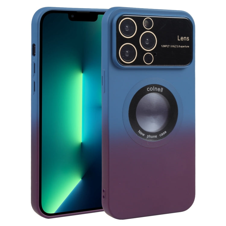 Gradient Silicone Shockproof Magsafe Phone Case with Lens Film, Series 4