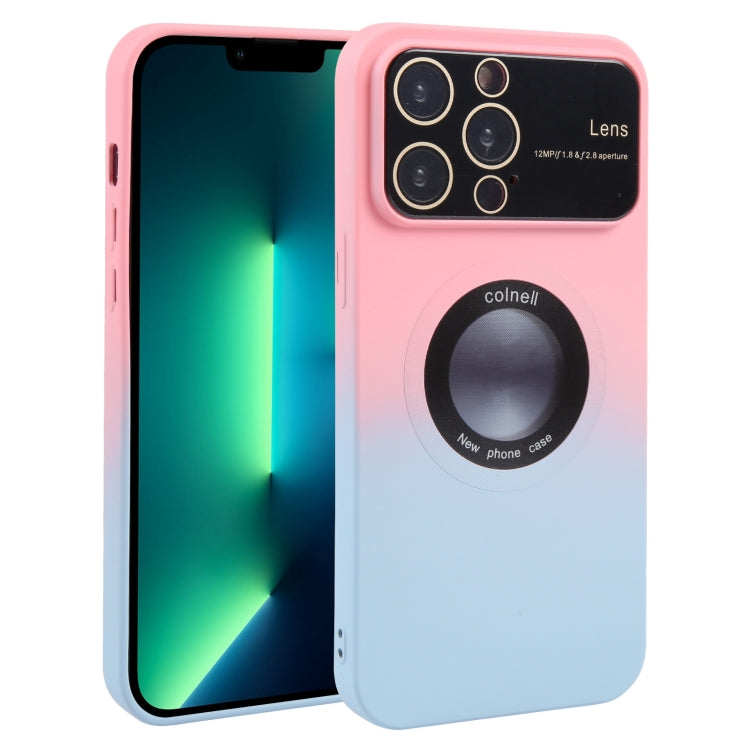 Gradient Silicone Shockproof Magsafe Phone Case with Lens Film, Series 4