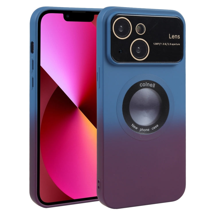 Gradient Silicone Shockproof Magsafe Phone Case with Lens Film, Series 4