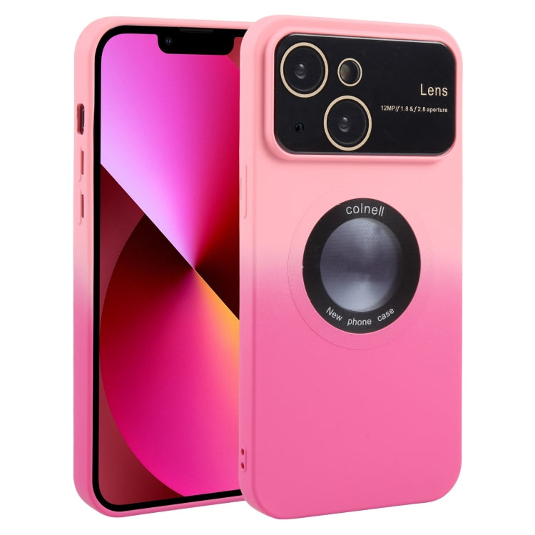 Gradient Silicone Shockproof Magsafe Phone Case with Lens Film, Series 4