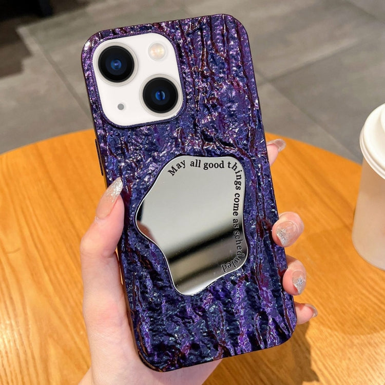 Embossed Rock Texture Mirror TPU Phone Case, Series 6