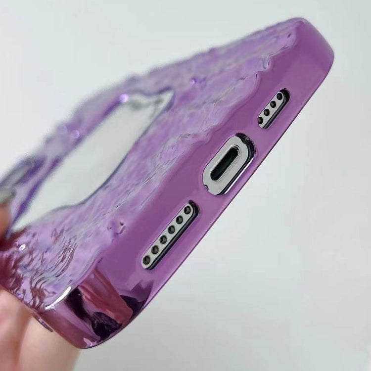 Embossed Rock Texture Mirror TPU Phone Case, Series 6