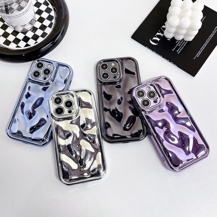 Electroplating Meteorite Texture TPU Phone Case, For iPhone 16 Pro Max, For iPhone 16 Pro, For iPhone 16 Plus, For iPhone 16, For iPhone 15 Pro Max, For iPhone 15 Pro