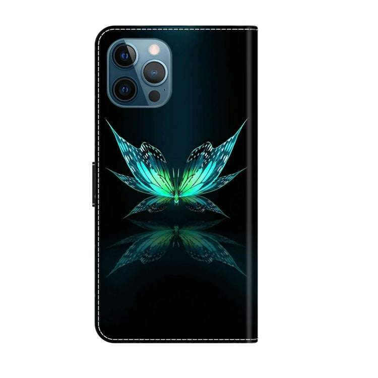 Crystal 3D Shockproof Protective Leather Phone Case, For iPhone 12 Pro Max / 13 Pro Max