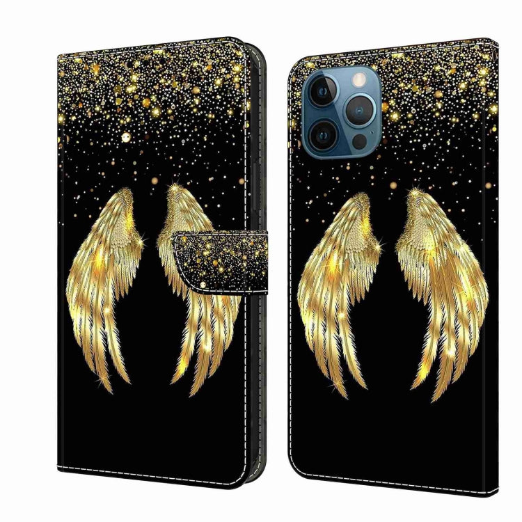 Crystal 3D Shockproof Protective Leather Phone Case, For iPhone 12 Pro Max / 13 Pro Max