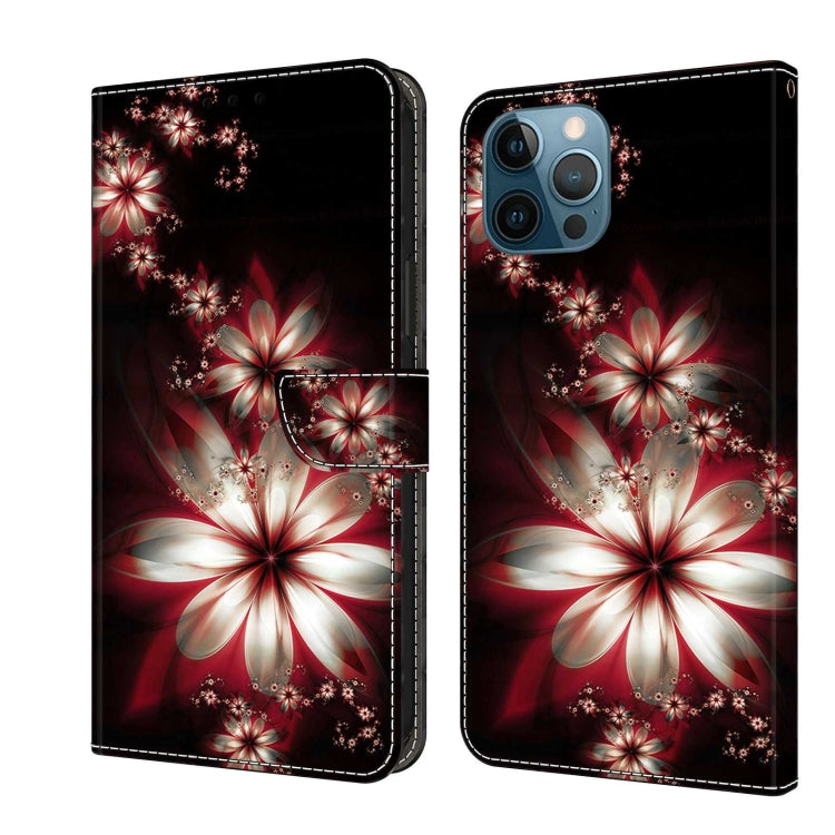 Crystal 3D Shockproof Protective Leather Phone Case, For iPhone 12 Pro Max / 13 Pro Max