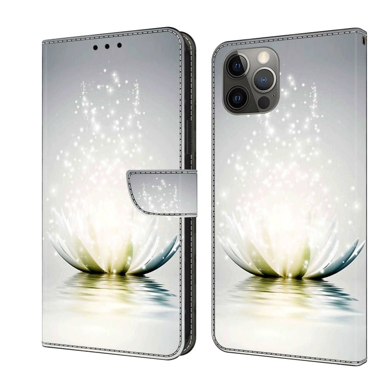 Crystal 3D Shockproof Protective Leather Phone Case, For iPhone 12 / 12 Pro