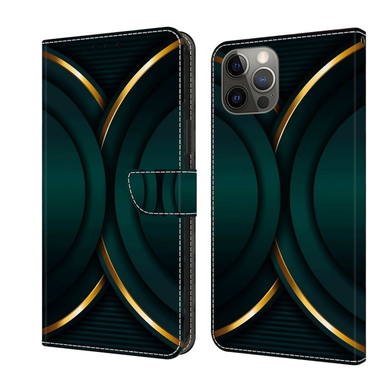 Crystal 3D Shockproof Protective Leather Phone Case, For iPhone 12 / 12 Pro