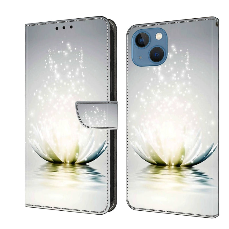 Crystal 3D Shockproof Protective Leather Phone Case, For iPhone 13 / 14