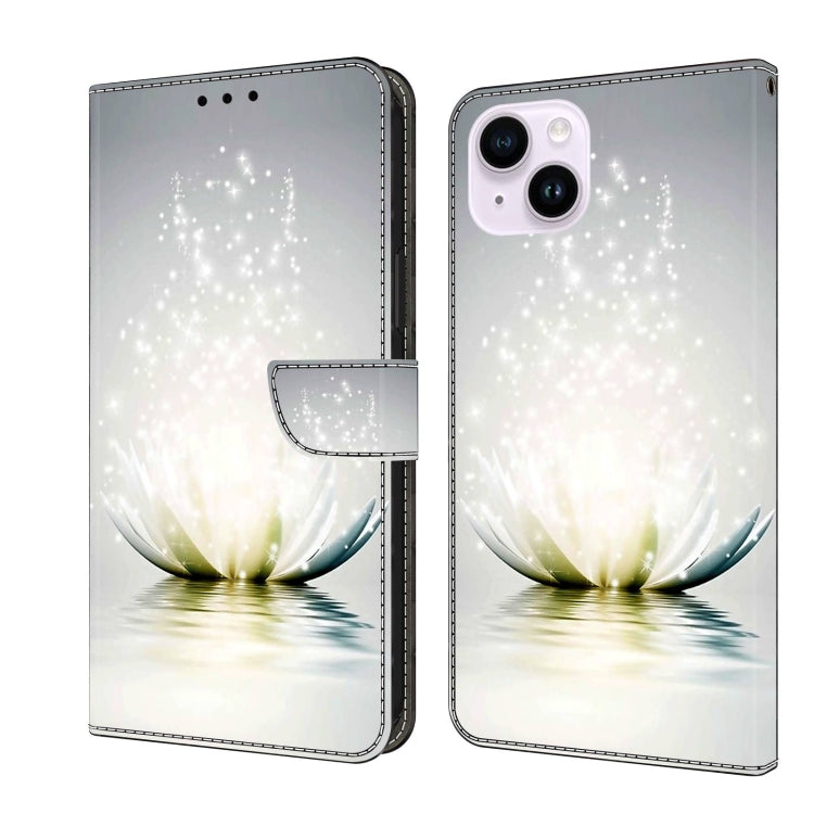 Crystal 3D Shockproof Protective Leather Phone Case, For iPhone 15 Pro Max