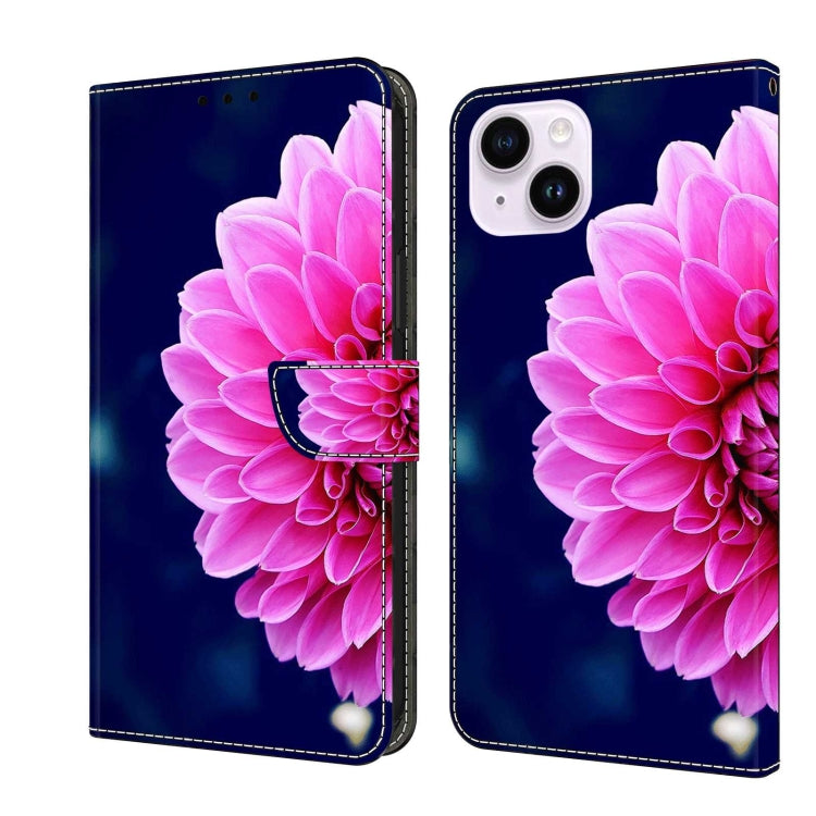 Crystal 3D Shockproof Protective Leather Phone Case, For iPhone 15 Pro Max