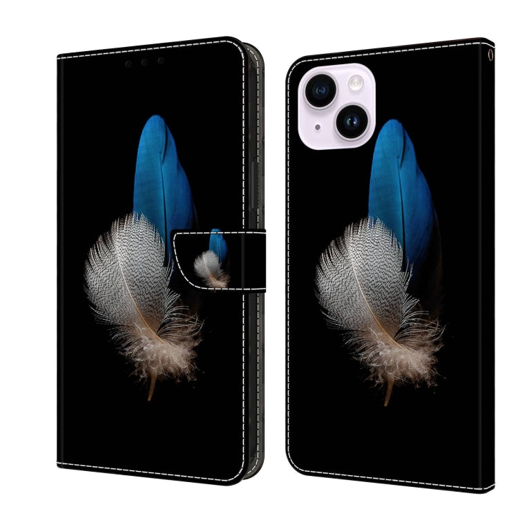 Crystal 3D Shockproof Protective Leather Phone Case, For iPhone 15 Pro Max