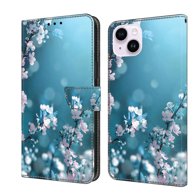 Crystal 3D Shockproof Protective Leather Phone Case, For iPhone 15 Pro Max