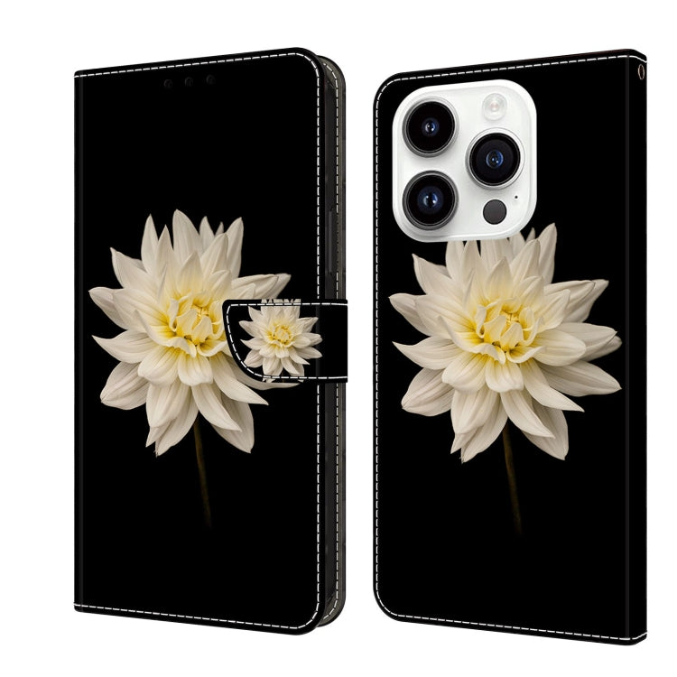 Crystal 3D Shockproof Protective Leather Phone Case, For iPhone 14 Pro