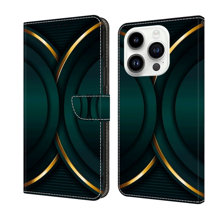 Crystal 3D Shockproof Protective Leather Phone Case, For iPhone 14 Pro