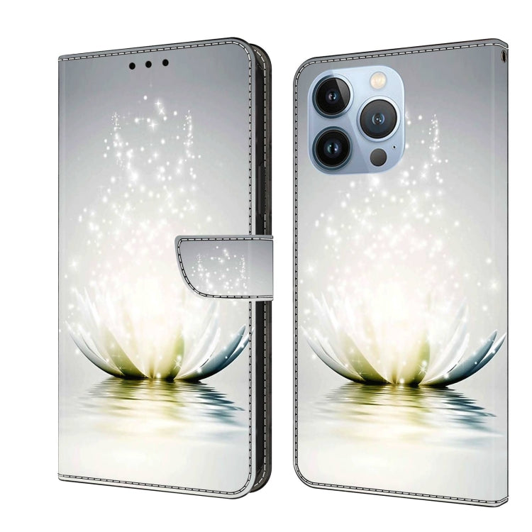 Crystal 3D Shockproof Protective Leather Phone Case, For iPhone 15