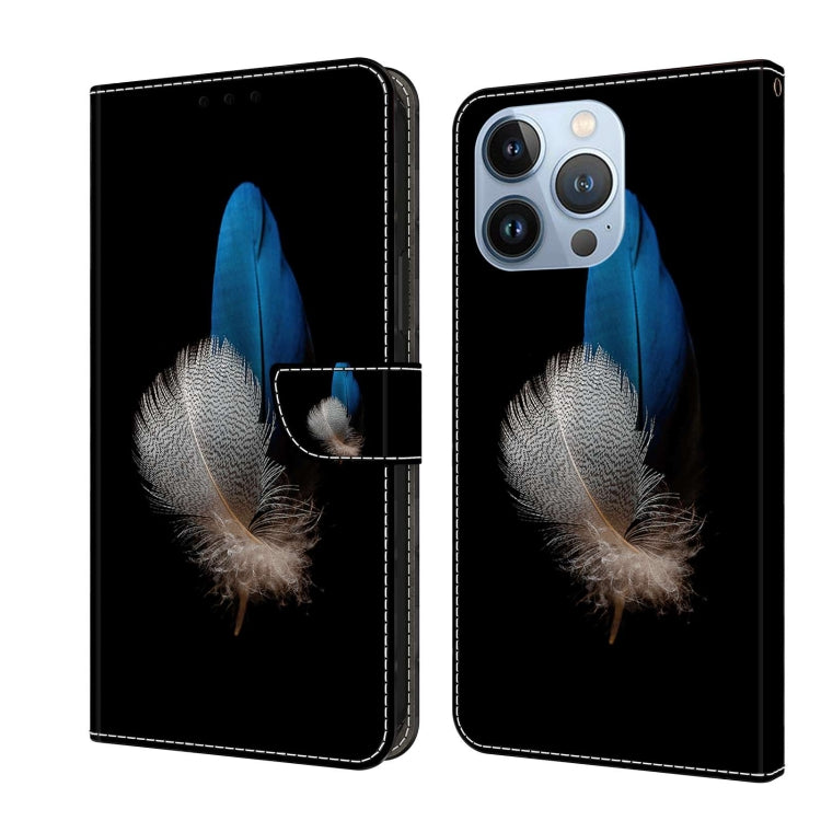 Crystal 3D Shockproof Protective Leather Phone Case, For iPhone 15