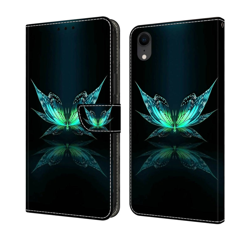 Crystal 3D Shockproof Protective Leather Phone Case, For iPhone XR