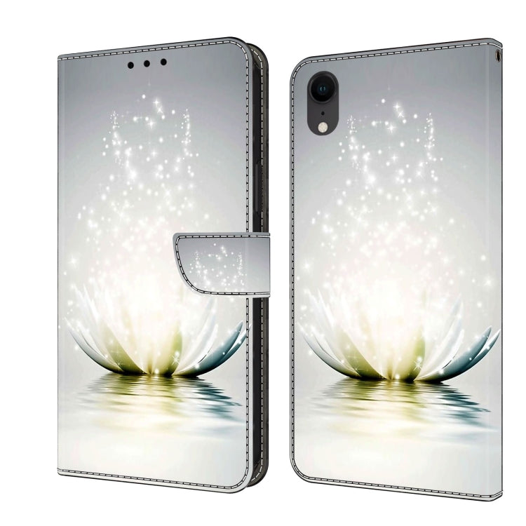 Crystal 3D Shockproof Protective Leather Phone Case, For iPhone XR