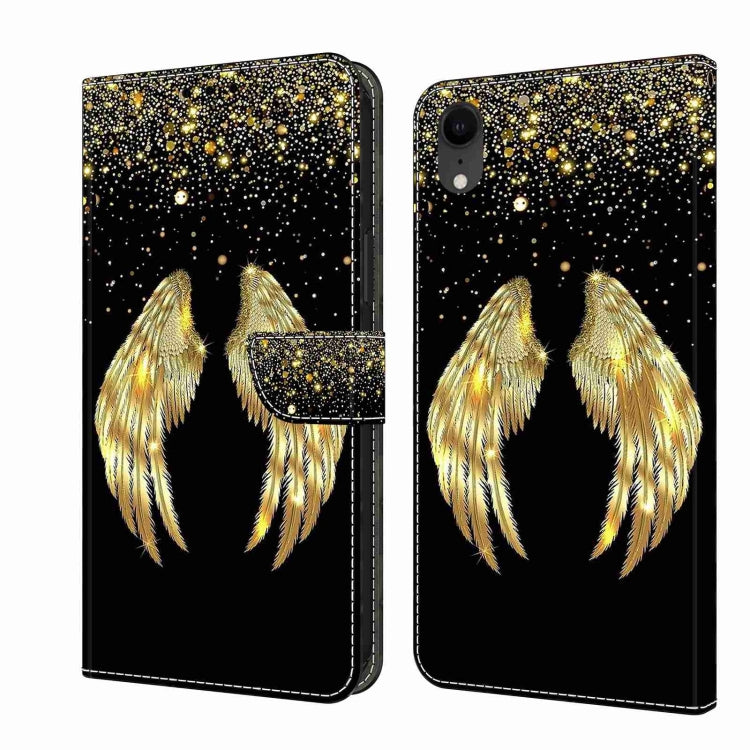 Crystal 3D Shockproof Protective Leather Phone Case, For iPhone XR