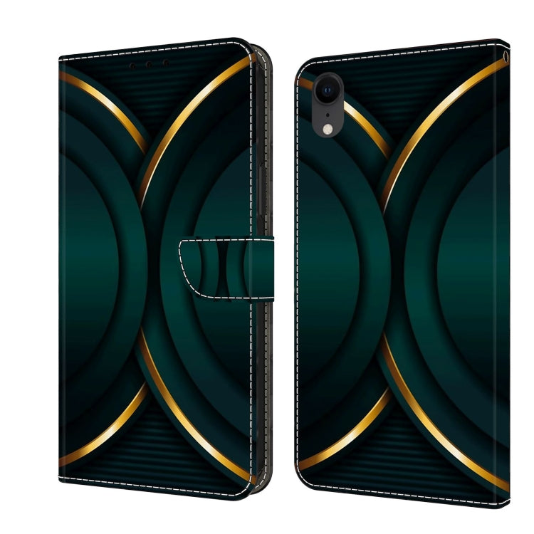 Crystal 3D Shockproof Protective Leather Phone Case, For iPhone XR