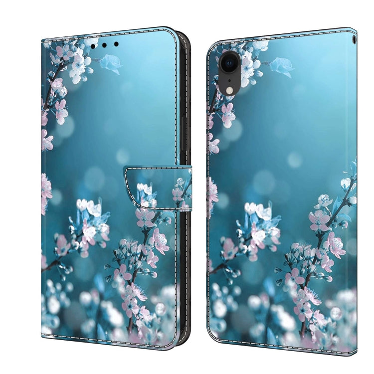 Crystal 3D Shockproof Protective Leather Phone Case, For iPhone XR