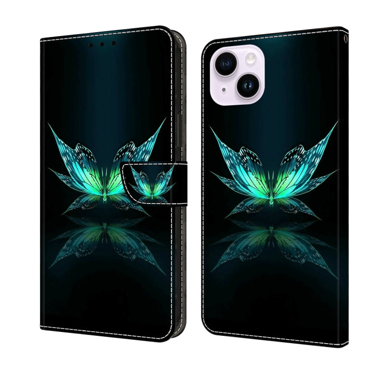 Crystal 3D Shockproof Protective Leather Phone Case, For iPhone 15 Plus