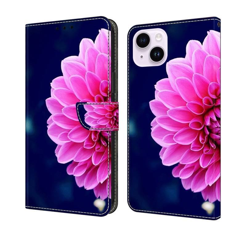 Crystal 3D Shockproof Protective Leather Phone Case, For iPhone 15 Plus