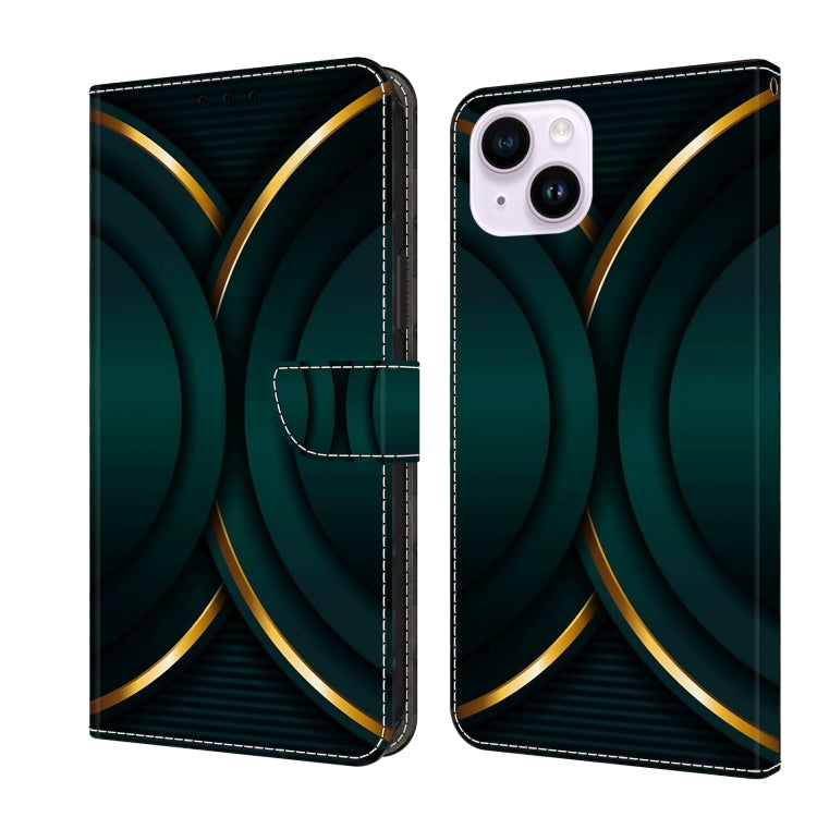 Crystal 3D Shockproof Protective Leather Phone Case, For iPhone 15 Plus