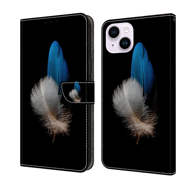Crystal 3D Shockproof Protective Leather Phone Case, For iPhone 15 Plus