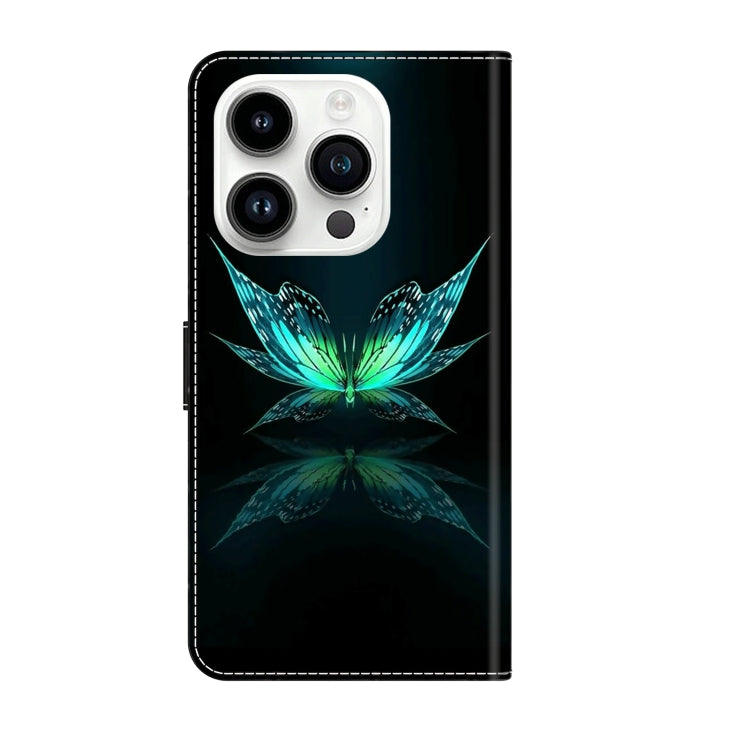 Crystal 3D Shockproof Protective Leather Phone Case, For iPhone 13 / 14
