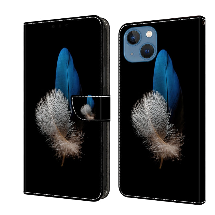 Crystal 3D Shockproof Protective Leather Phone Case, For iPhone 14 Pro Max