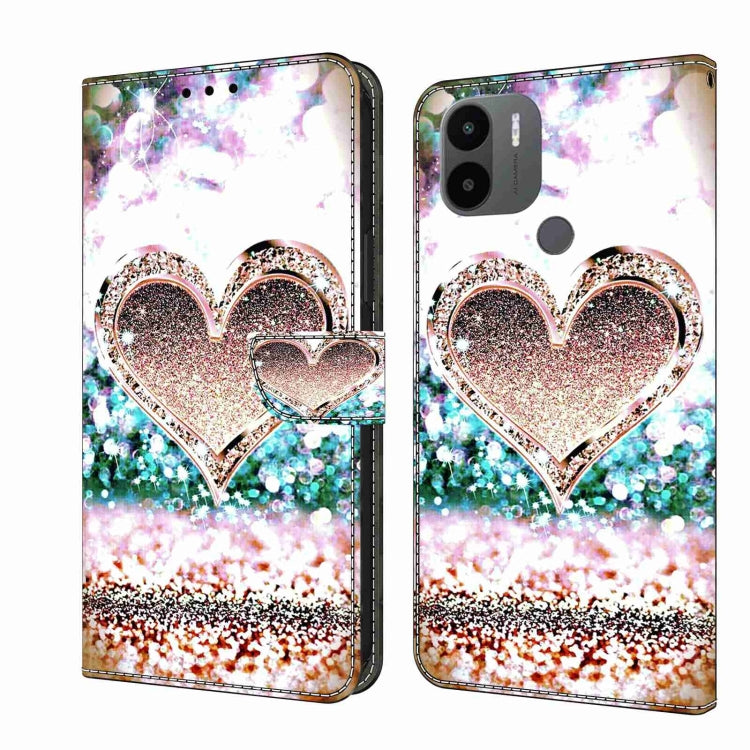 Crystal 3D Shockproof Protective Leather Phone Case