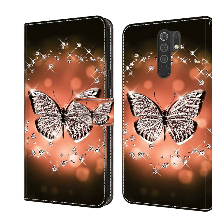 Crystal 3D Shockproof Protective Leather Phone Case