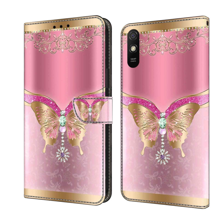 Crystal 3D Shockproof Protective Leather Phone Case