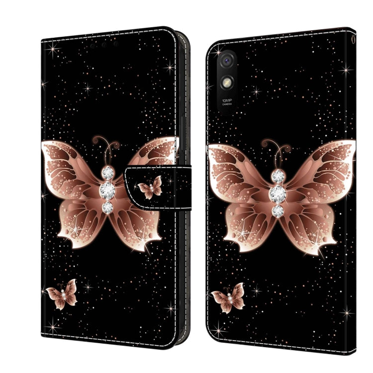 Crystal 3D Shockproof Protective Leather Phone Case