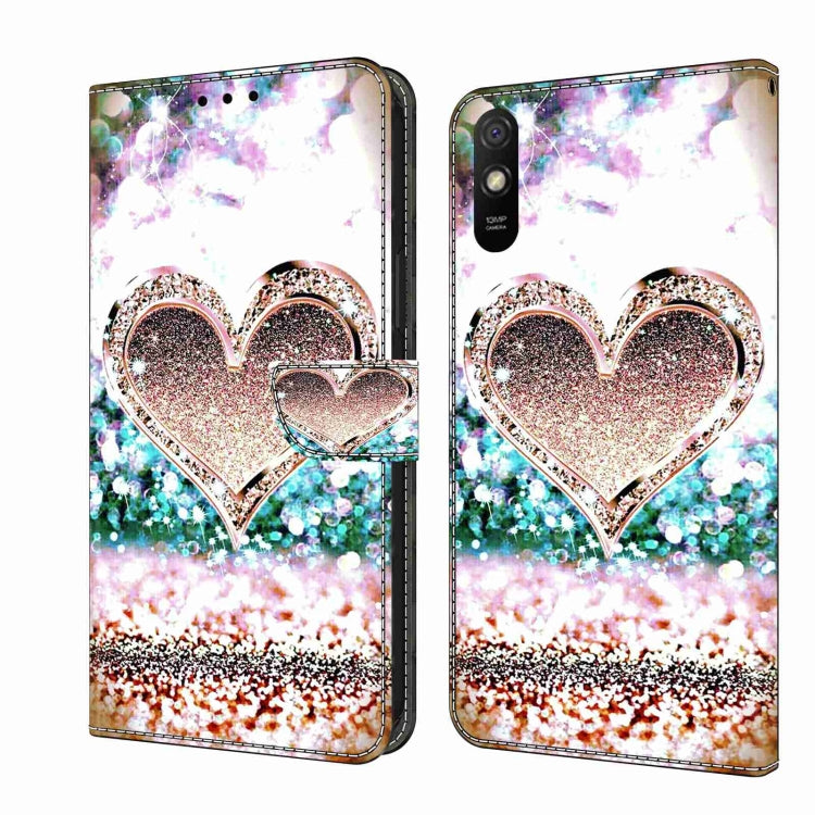 Crystal 3D Shockproof Protective Leather Phone Case