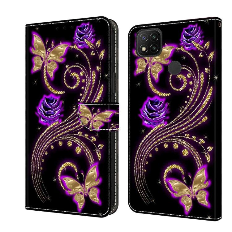Crystal 3D Shockproof Protective Leather Phone Case