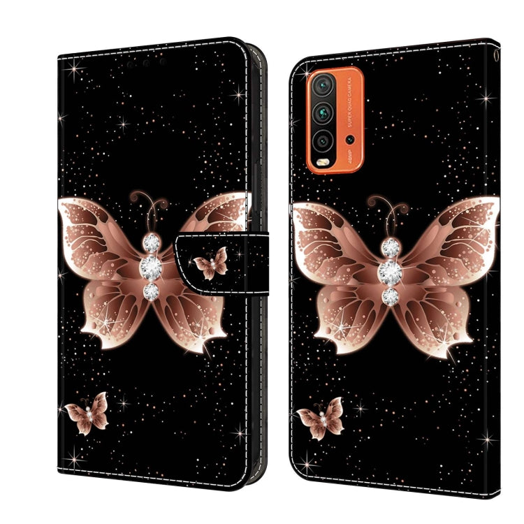 Crystal 3D Shockproof Protective Leather Phone Case