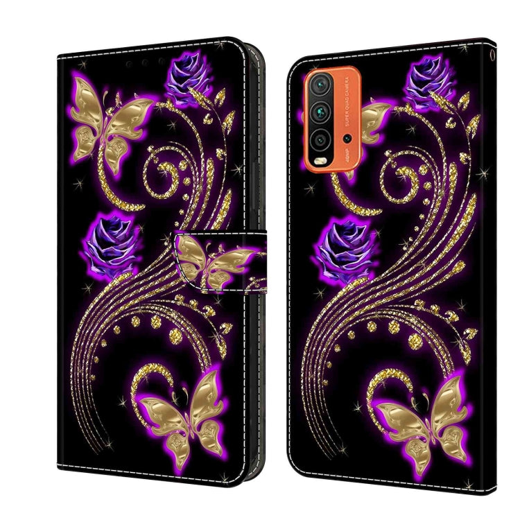 Crystal 3D Shockproof Protective Leather Phone Case