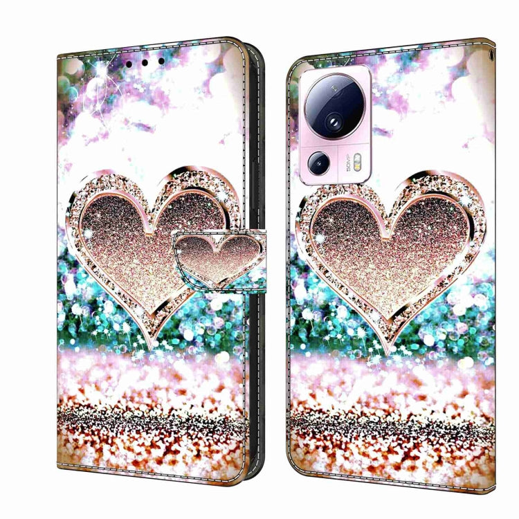 Crystal 3D Shockproof Protective Leather Phone Case
