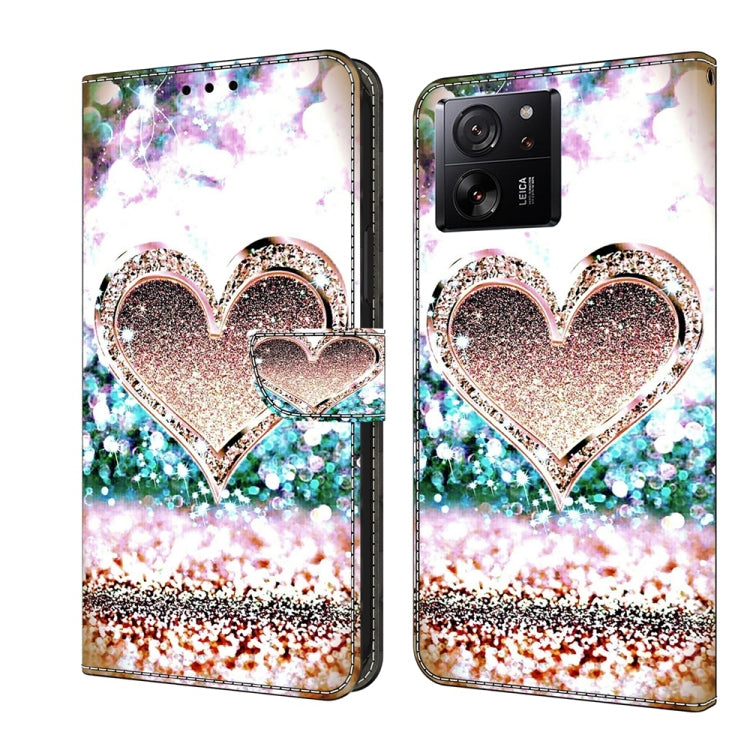 Crystal 3D Shockproof Protective Leather Phone Case