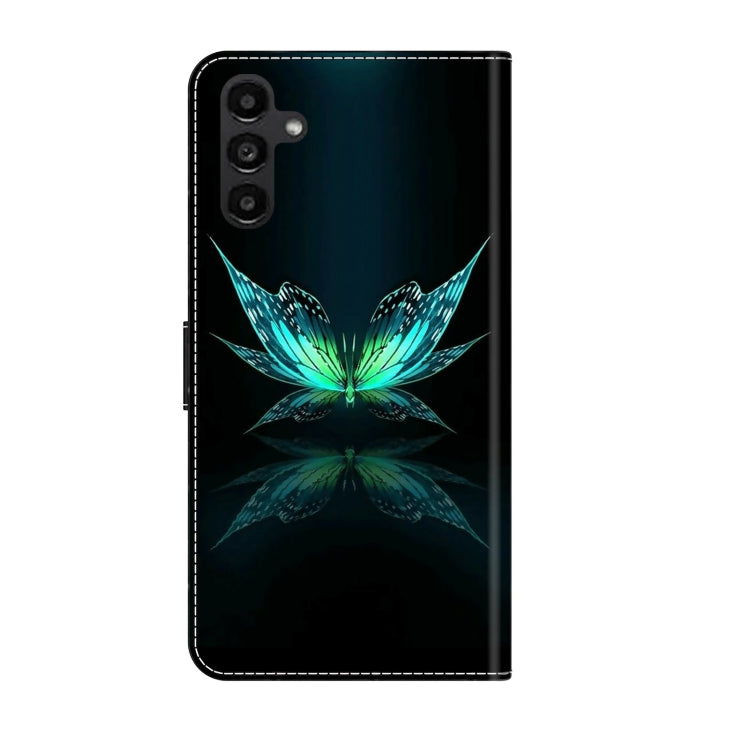 Crystal 3D Shockproof Protective Leather Phone Case, For Samsung Galaxy A14 4G / 5G