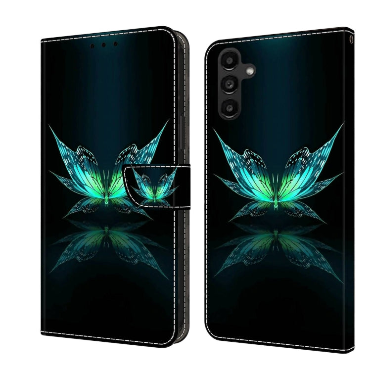 Crystal 3D Shockproof Protective Leather Phone Case, For Samsung Galaxy A14 4G / 5G
