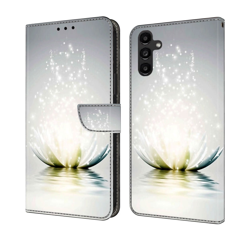 Crystal 3D Shockproof Protective Leather Phone Case, For Samsung Galaxy A14 4G / 5G