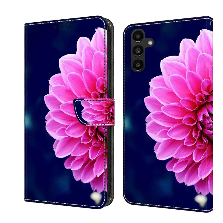 Crystal 3D Shockproof Protective Leather Phone Case, For Samsung Galaxy A14 4G / 5G