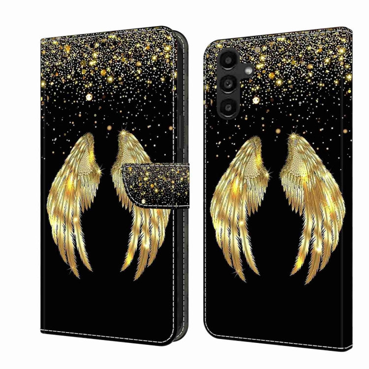 Crystal 3D Shockproof Protective Leather Phone Case, For Samsung Galaxy A14 4G / 5G